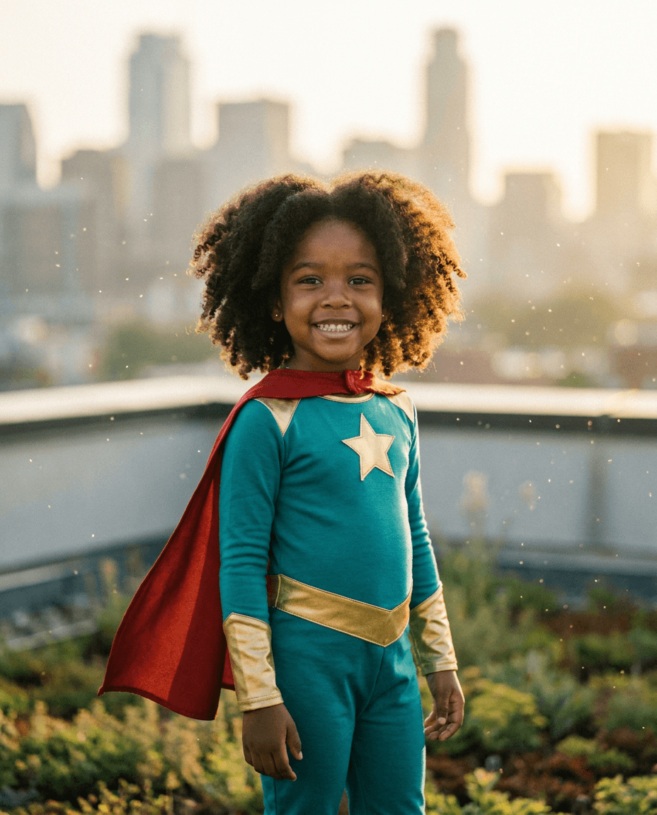 Tiny superhero